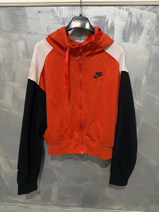 Felpa Nike corta rossa