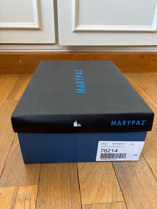 Sandalias tacón MARYPAZ doradas talla 38