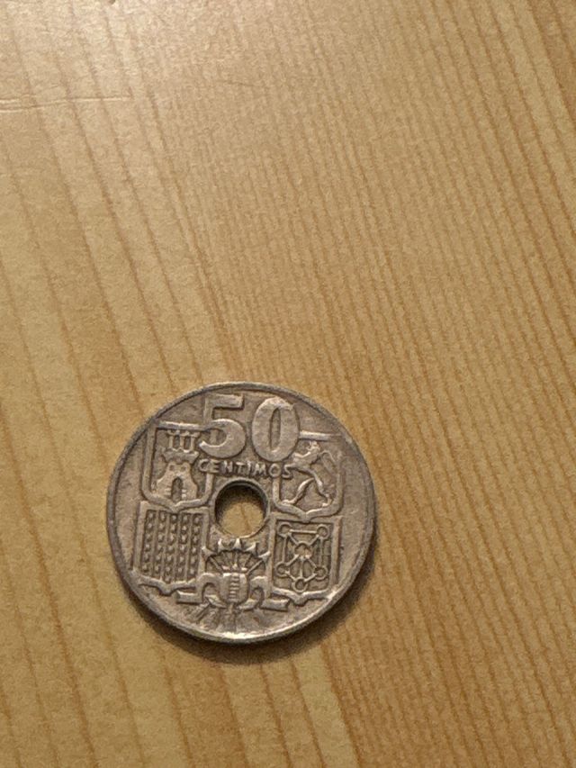 Moneda 50 Céntimos Peseta 1949 España