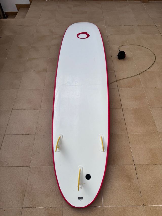 Tabla de surf rosa 8'6