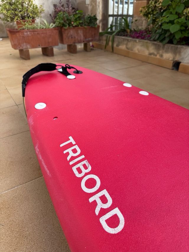 Tabla de surf rosa 8'6