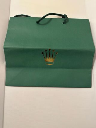 Busta Carta Rolex Verde
