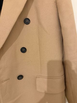 Abrigo largo Zara mujer talla M camel