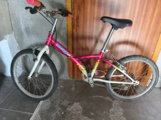 Bicicleta infantil Decathlon rosa