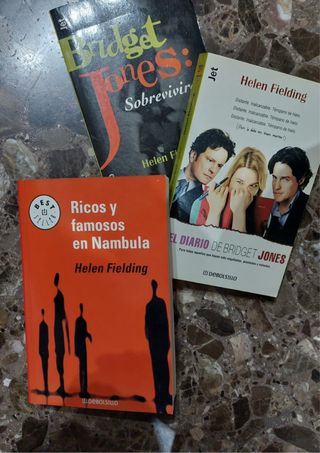 3 Libros Helen Fielding (Bridget Jones)