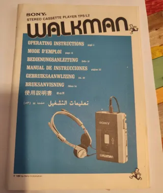 Walkman Sony TPS-L2 Azul/Plata