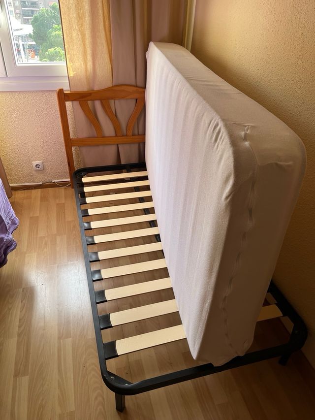 colchón y somier de 90