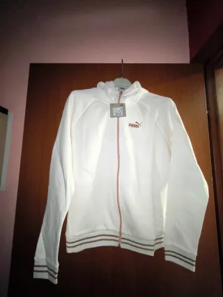 Tuta Puma donna bianca e nera