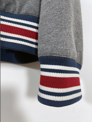 Chaqueta Bomber gris Zara