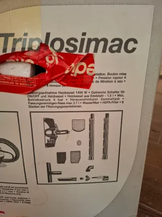 Triplosimac aspirapolvere,aspiraliquidi, vaporella