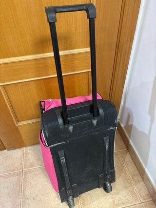 Bolsa de patinaje McRoller rosa con ruedas
