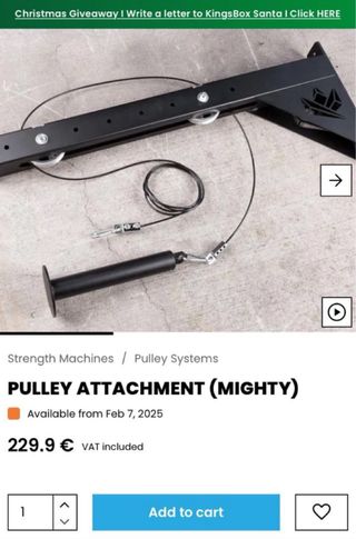 Poleggia per palestra domestica