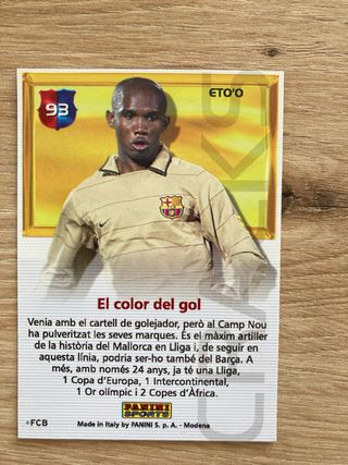 Cromo Eto'o Megacracks 2004-2005
