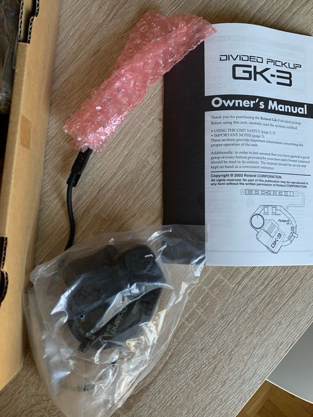 Roland GK-3 Pickup Manual