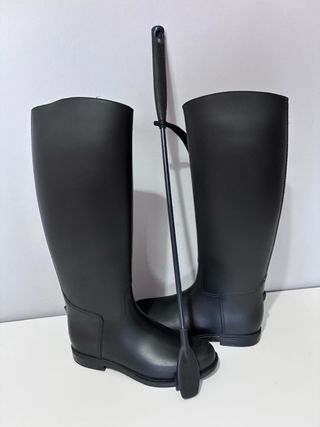 Fouganza Botas y Fusta Hípica Negro