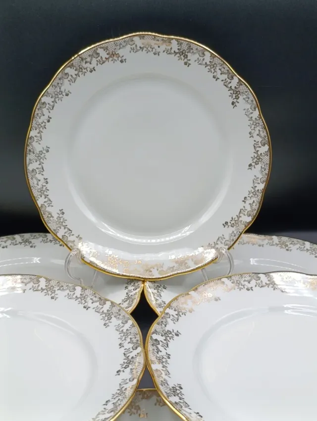 Set platos porcelana francesa Bayona