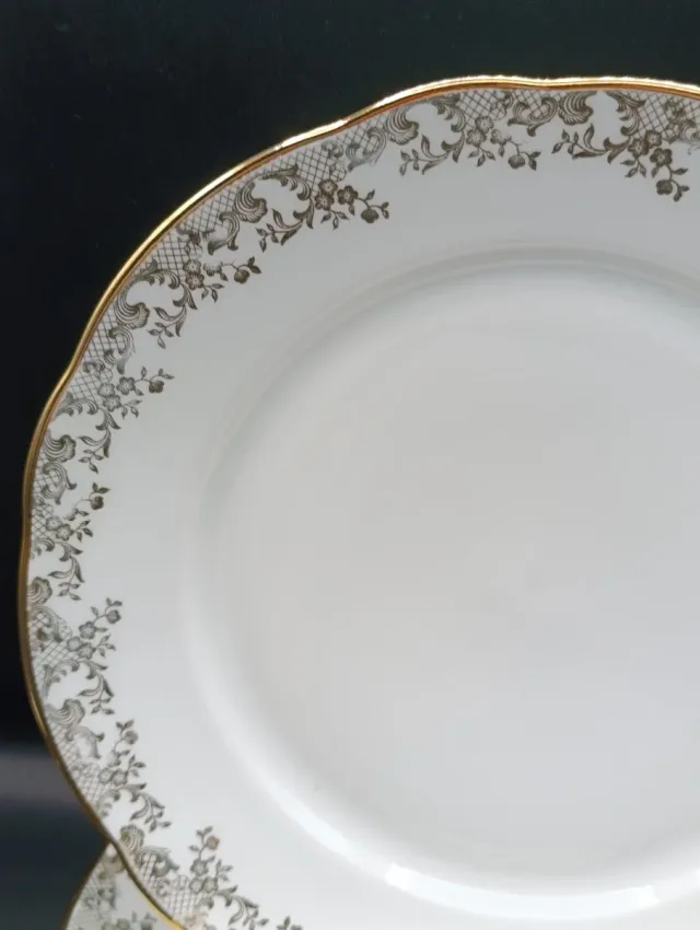 Set platos porcelana francesa Bayona