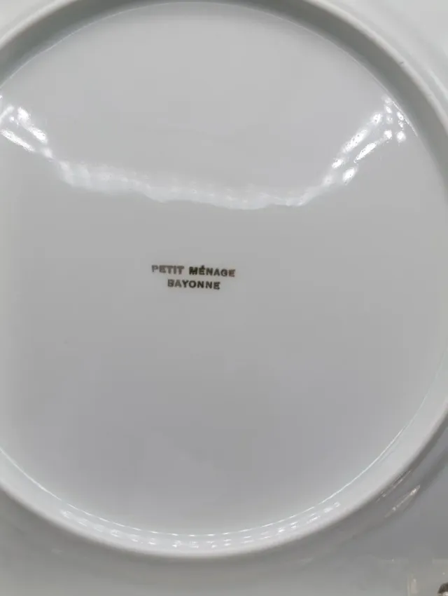 Set platos porcelana francesa Bayona