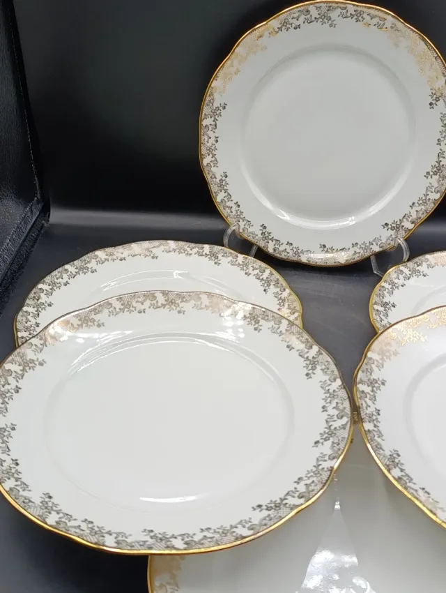 Set platos porcelana francesa Bayona