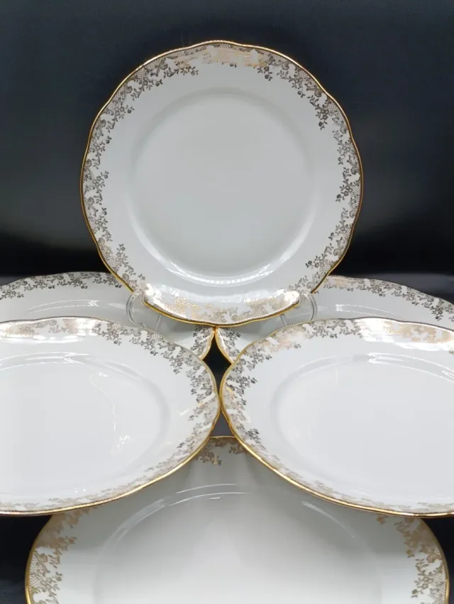 Set platos porcelana francesa Bayona