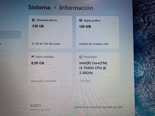 Portátil ACER Extensa 15