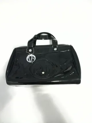 Bolso Armani Negro Charol