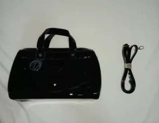Bolso Armani Negro Charol