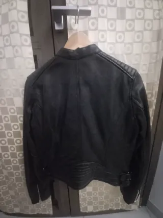 Giubbotto vera pelle Zara BASIC donna