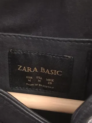 Giubbotto vera pelle Zara BASIC donna