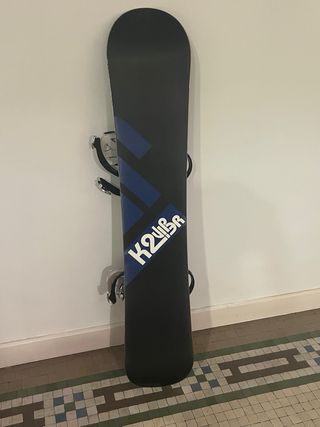 Tabla Snowboard K2 con fijaciones Burton y bolsa
