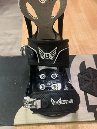 Tabla Snowboard K2 con fijaciones Burton y bolsa