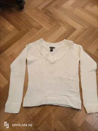Maglione invernale Mango bianco