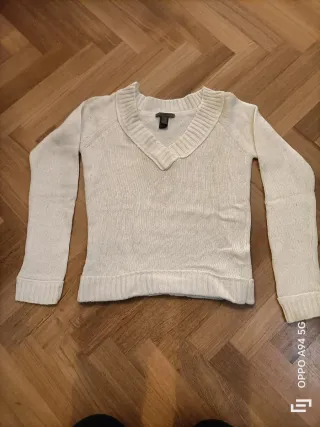 Maglione invernale Mango bianco
