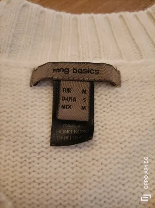 Maglione invernale Mango bianco