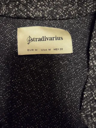 Chaqueta punto Stradivarius gris