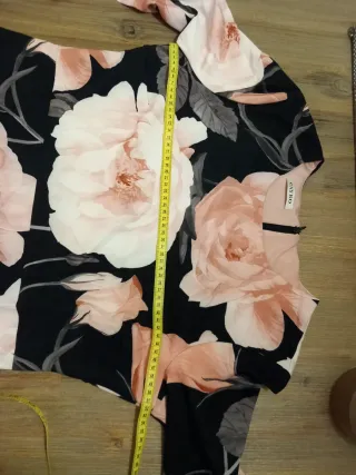 Vestido cóctel estampado floral