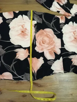 Vestido cóctel estampado floral