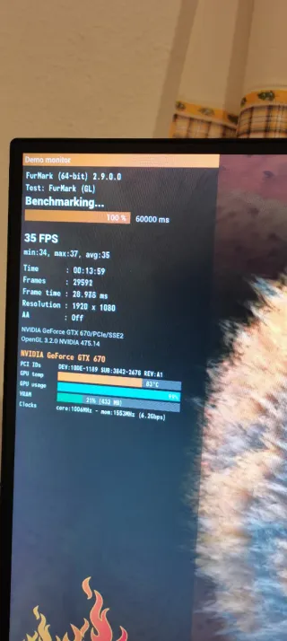 EVGA GeForce GTX 670 FTW Tarjeta Gráfica