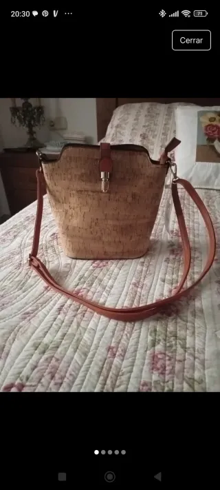 Bolso de corcho mujer bandolera