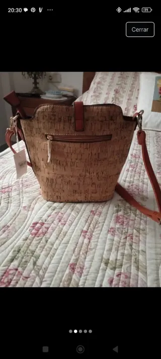 Bolso de corcho mujer bandolera