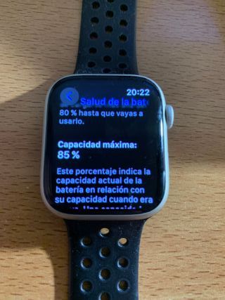Apple Watch Series 7 Negro/Plata
