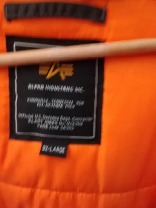 Chaqueta Alpha Industries N3B Verde oliva