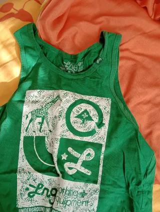 Camiseta tirantes verde Lrg Equipment