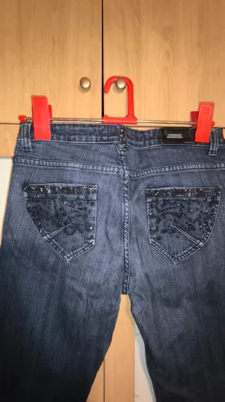 Pantalón vaquero Tintoretto pedrería