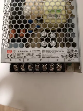 Fuente de Alimentación Mean Well LRS-100-12