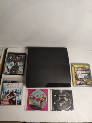 PS3 Slim Nera con giochi