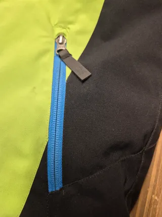 Chaqueta Esquí Spyder Niño Verde/Negro talla 12