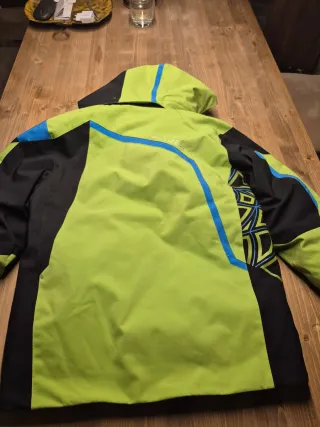 Chaqueta Esquí Spyder Niño Verde/Negro talla 12