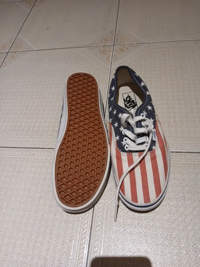 Zapatillas Vans Estilo Bandera Americana
