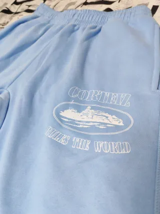 Pantalón chándal chico azul